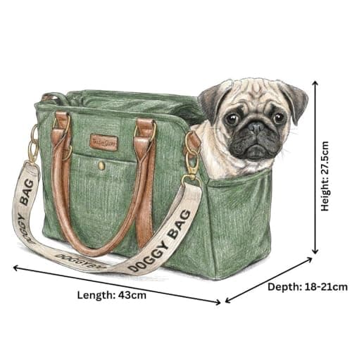 Puppy Carrier Dog Travel Bag & Dog Carrier for Small Pets up to 8kg – Pet Carrier & Small Pet Carrier Crossbody Dog Bag for Walking, Dog Carry Bag & Cat Carrier Bag — view 5