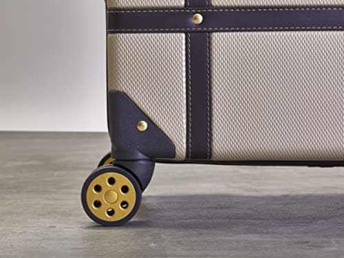 Rock Vintage Small 32L Hard Shell Suitcase - Gold — view 3