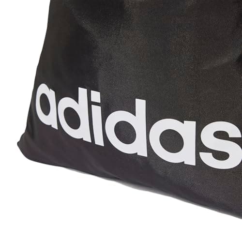 adidas Unisex Linear Gymsack Shoe Bag, Black/White, One Size — view 5