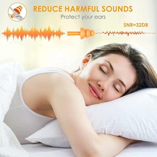 5 Pairs Ear Plugs for Sleep, Swimming Ear Plugs Adults, Ear Plugs for Swimming, Earplugs for Swimming, for Sleeping & Travel Aid(Random Color) — view 6