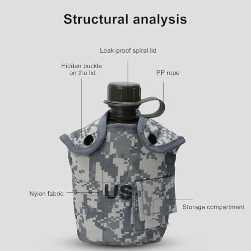 Sports Water Bottle Portable Lightweight Aluminum Water Bottle — view 6