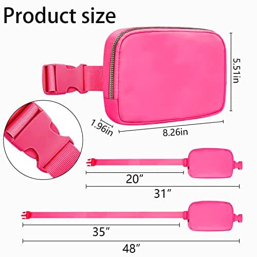 Invool Bum Bag for Women Men, Fanny Pack with Adjustable Straps Crossbody Fashion Waist Pack, Running Belt Bag for Travel Workout Cycling Hiking — view 2