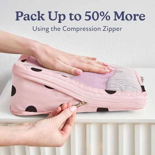 Vandel Space-Saving Compression Packing Cubes for Kids & Women, Carry On — view 2