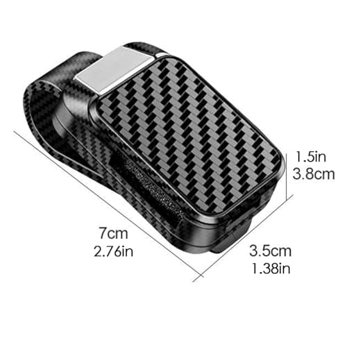 Xvilmaun Sunglass Clip for Car Visor - Multi-functional Sunglass Organizer | Truck Supplies for Cards Key Money Storage Driving Traveling Trip Vehicle Road Family Dad Mom — view 5