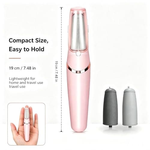 Electric Rechargeable Callus Remover Foot File with 2 Grinding Heads — view 3