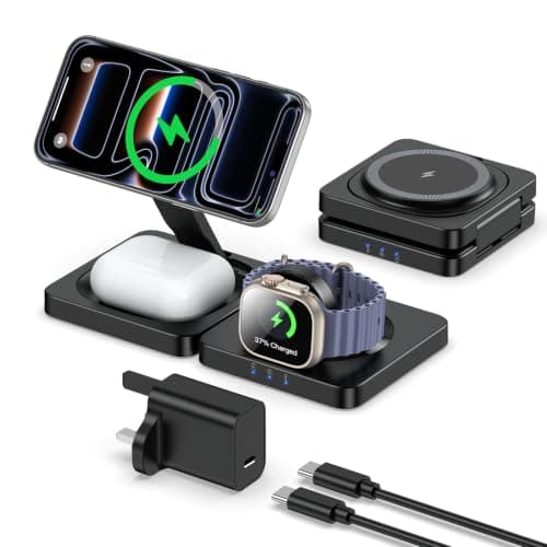 ADADPU 3 in 1 Wireless Charger (20W Power Adapter Included)