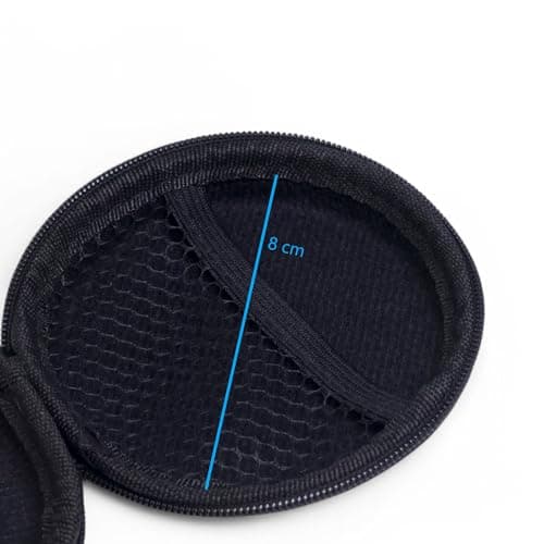 AKORD Hard Carrying Case Bag for Earphones, Grey — view 4