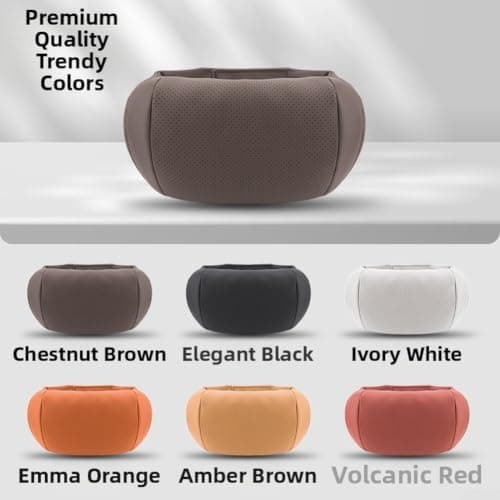 Nappa Leather Car Neck Pillow with Breathable for matrix Nappa — view 4