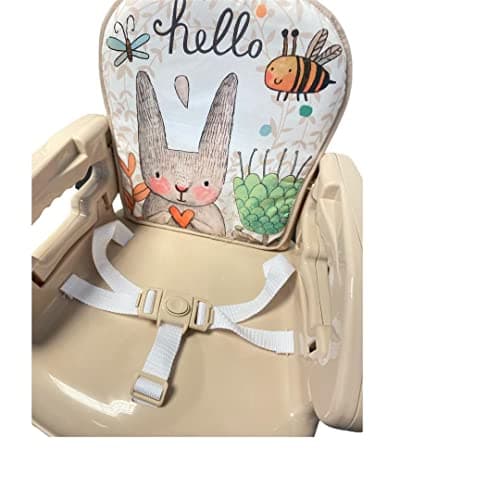 LADIDA Baby Booster Seat and High Chair, Easy to Fold and Transport, Adorable Bunny Design 152 — view 3