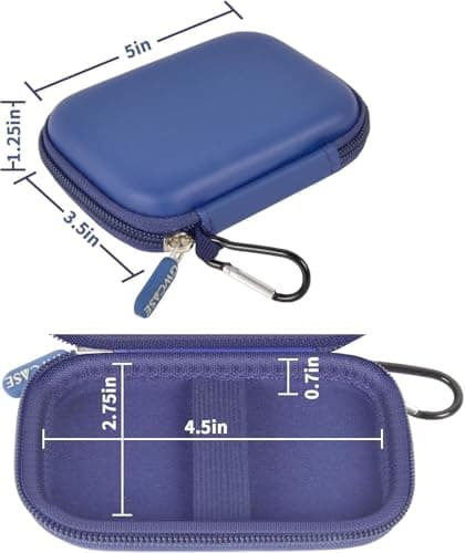 GWCASE for Samsung T9/T7/T7 Shield SSD Case, Anti-Shock, Blue — view 4