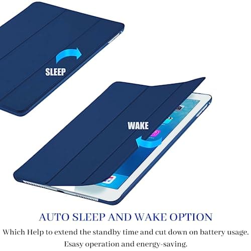 Case for iPad Mini 4th(2015) / Mini 5th(2019) Generation, Smart Magnetic Cover - Auto Wake/Sleep - Mini 4/5 Model No. A1538 / A1550 / A2124 / A2125 / A2126 / A2133 (Blue) — view 5