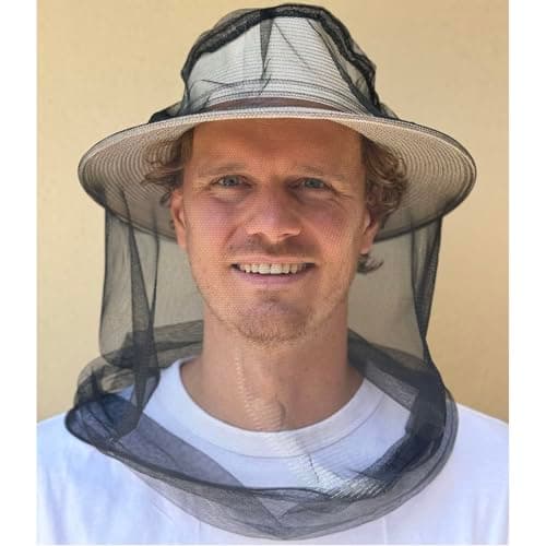 Mosquito Head Net for Insect, Fly & Bug Protection - Fits All Type of Hats — view 5