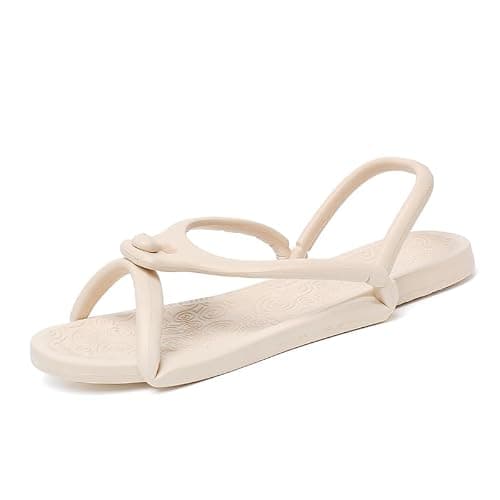 Kattmas Travel Sandals Shower Shoes For Men Women - Foldable Flip-Flop Slippers Non-Slip Quick-Dry, Portable House Shoes For Bathroom Gym Spa Pool Beach