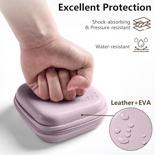 Linpr Portable Charger Case, Tech Electronic Organizer Bag, Purple,M — view 4