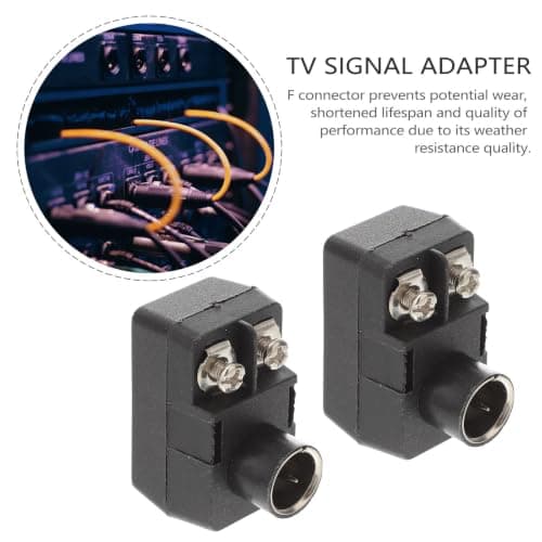 Push-on Balun Adapter 75 300 Ohm TV Signal Converter 2pcs — view 3