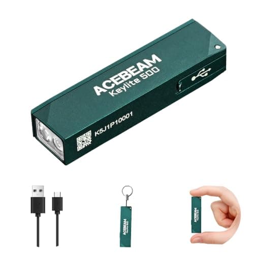 ACEBEAM Keylite 500 High Lumens Keychain Light Rechargeable