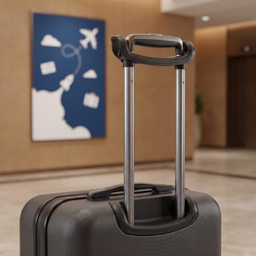 2pcs Aluminum Alloy Telescopic Suitcase Pull out Rod Replacement — view 5