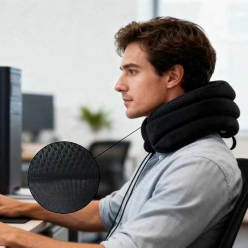 HolooVeranillo Neck Support Pillow for Snoring, Cervical Sleep Support — view 4