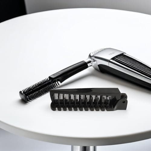 WHAMVOX 6pcs Folding Hair Brush and Comb Set, Dual Function Collapsible Plastic Travel Hair Brushes, Compact Anti-static Pocket Combs for Business Trips and Travel — view 4
