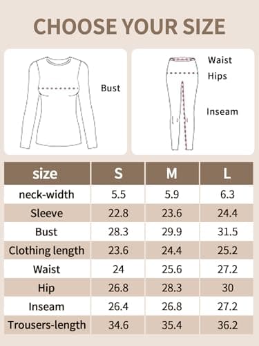 Ewzzeed Thermal Underwear Set Womens，Ski Base Layers Women Set, Quick Dry Thermal Underlayer，Ladies Thermal Clothing & Leggings for Running Skiing Cycling Workout Purple — view 6