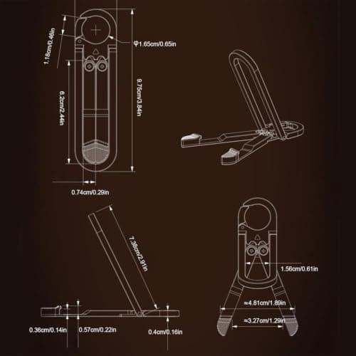Adjustable Phone Mount | Portable Design | Stand For Kitchen — view 5