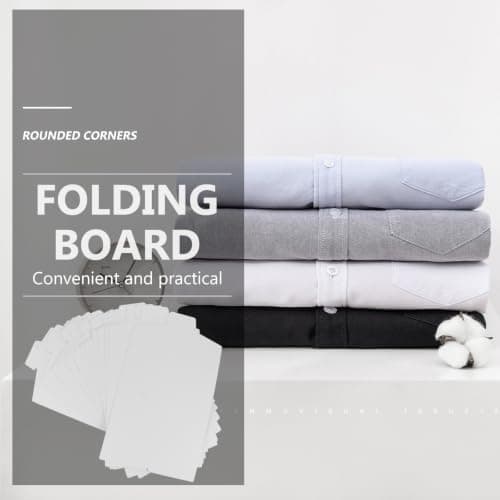 20 Pcs Clothes Folder Folding Board Paper for Shirts and Closets — view 6