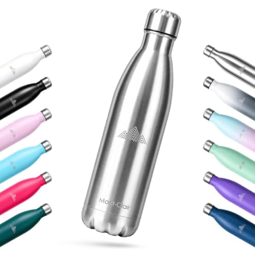 Insulated Stainless Steel Water Bottle 1 L Leakproof BPA Free