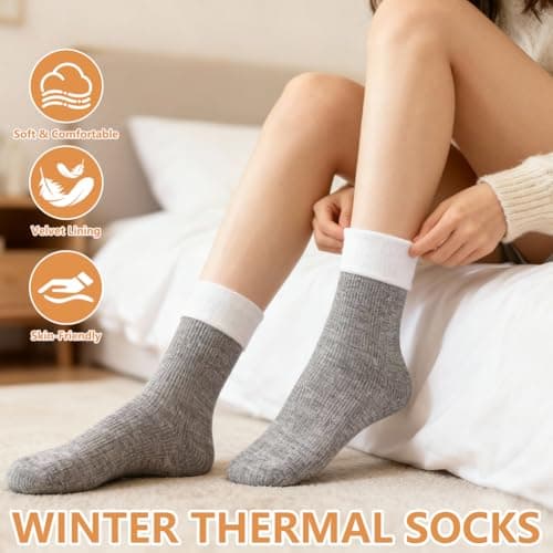 wokdsbl 5 PCS Hat and Scarf Set for Women Cold Weather Accessories — view 6