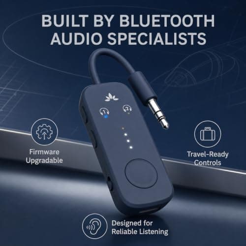 Avantree Relay - Airplane Bluetooth Adapter for 2 AirPods or Headphones — view 4