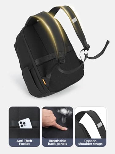 Lekespring Laptop Backpack with Lunch Compartment — view 5