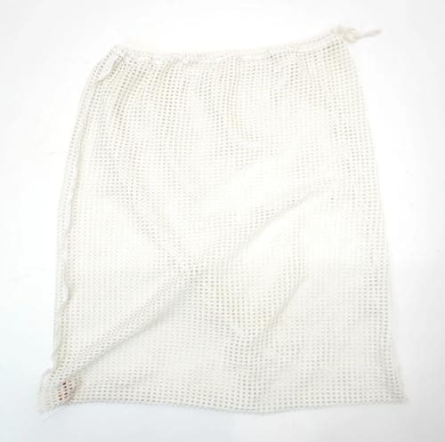 British Army Laundry Bag Genuine Military Surplus Linen Wash Sack White Mesh Net Clothing Storage Bag 80x60cm Army Issue Utility Storage — view 4