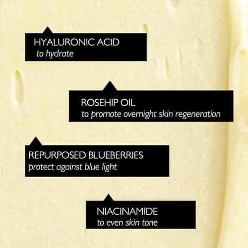 UpCircle Mini Travel Size Night Cream with Hyaluronic Acid + Niacinamide 30ml - Nourishing and Unscented for Sensitive Skin Anti-Ageing Properties - Vegan Cruelty-Free — view 2