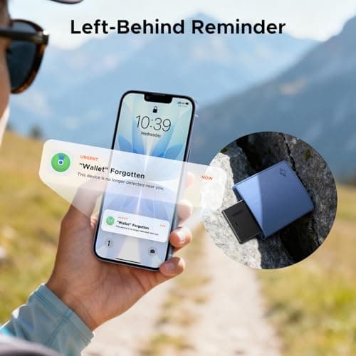 UGREEN FineTrack Slim Wallet Tracker for Apple Find My, 7-Year Battery — view 6