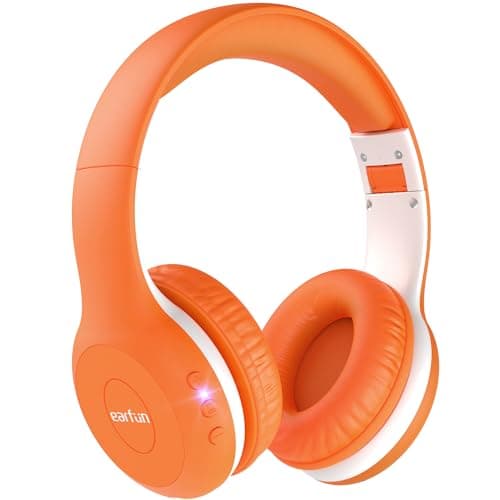 EarFun K2 Kids Headphones Wireless with Mic 45H Playtime, Volume Limit