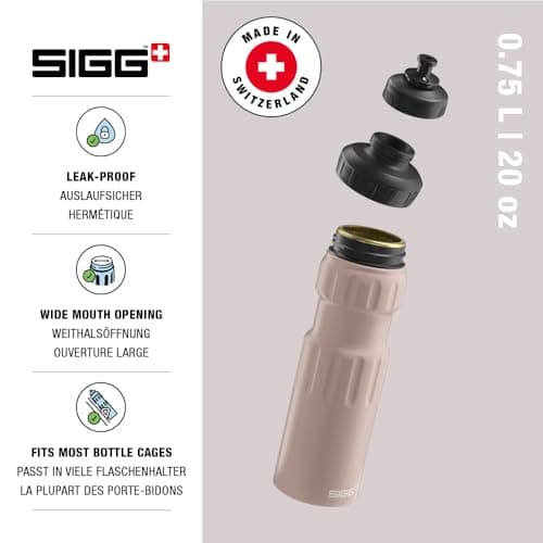Sigg - Aluminum Sports Water Bottle - WMB Sports Dusk - With 3-Stage Sports Cap - Leakproof & Lightweight - BPA Free - 0.75L — view 2