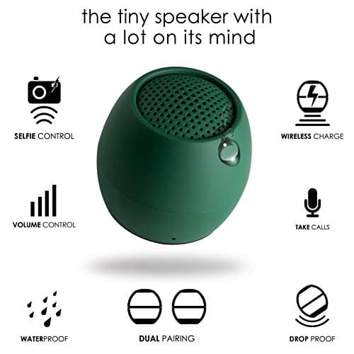 Boompods Zero Mini Bluetooth Speaker - Small Portable Speakers, Green — view 4