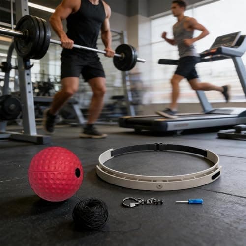 Boxing Reflex Ball Headband Set Wearable Punching Speed — view 3