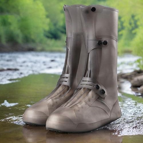 Silicone Shoe Covers Waterproof Silicone Non-slip Waterproof Garden — view 3