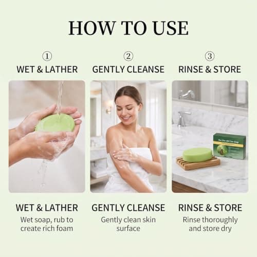 Face Soap Bar 100g Moisturizing Portable Cleansing Gentle Cleaner — view 6