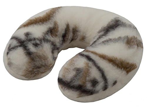 Merino Wool Travel Neck Pillow Horseshoe Pillow/Cushion 100% WOOL WOOLMARKED