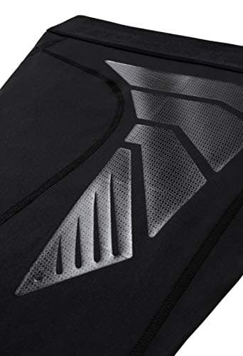 TCA Men's CarbonForce Pro Compression Base Layer Shorts Thermal Under Gear - Black Stealth, M — view 3