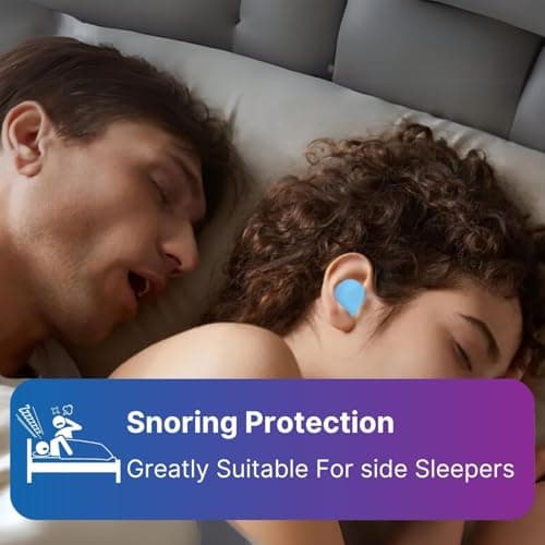 Hushy EarPlugs for Sleeping, 6 Pairs|Ultra Soft 27dB Noise Cancelling Ear Plugs for Sleep, Snoring & Travel|Universal Size Silicone EarPlugs|Waterproof, Reusable. — view 6