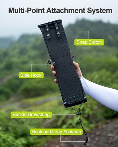 Danuosie Trekking Poles Carry Bag, Waterproof & Lightweight Hiking Poles Storage Bag, Portable Storage Bag for Trekking Poles, Suitable for Running Backpacks & Hydration Vest — view 6
