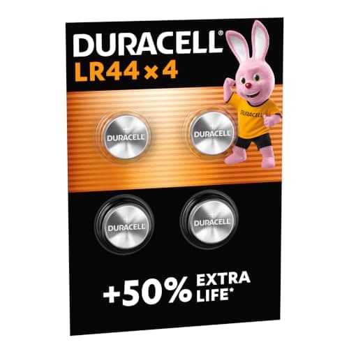 DURACELL LR44 Specialty Alkaline Battery (4 Pack) 1.5V, A76