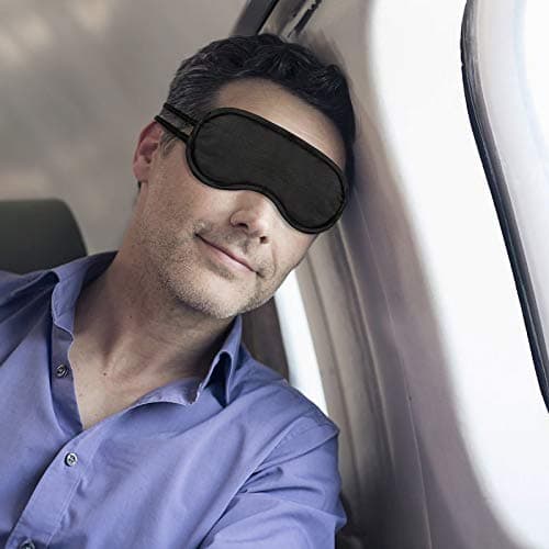 ITME 6 Pack Sleep Eye Mask Shade Cover, Sleeping Blindfold for Men & Women, Suitable for Lunch Break/Travel/on The Plane/Hotel/Camping Usage ( Black ) — view 6