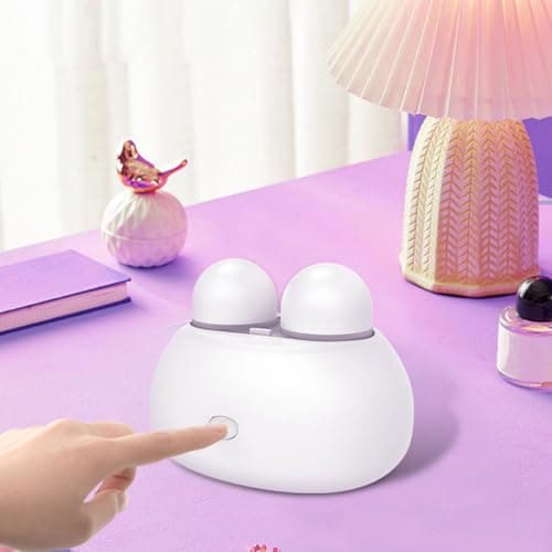 Automatic Lens Cleaner Electric Contact Lens Box Abs White — view 6