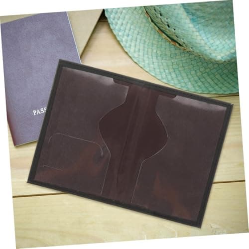 LIFKOME Black Pu Passport Cover Card Holder for Travel Storage — view 6