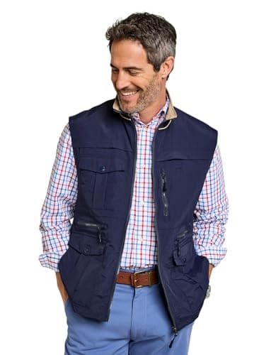 Pegasus Men's Lightweight Nylon Multi Pocket Travel Gilet, Breathable Mesh Lined & Quick Dry Sleeveless Utility Vest — view 2