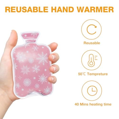 Hand Warmers Reusable 6pcs, Kizozo Instant Hand Warmers Click, Pocket Warmers, Gel Click Heat Pads, Winter Gift for Children Women Man — view 3