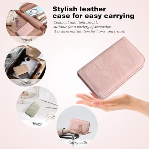 Manicure Set 10pcs Professional Nail Clippers Kit Pedicure Care Tools-Stainless Steel Grooming Tools for Travel-Pink — view 6